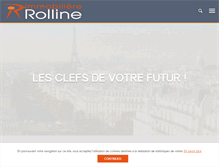 Tablet Screenshot of immo-rolline.fr